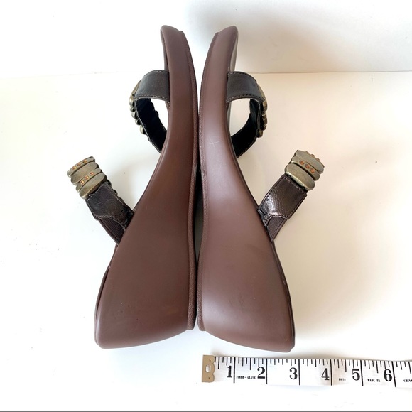 COCONUTS “Mojo” Embellished Wedge Sandals—SZ. 8.5 - Picture 9 of 15